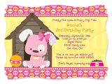 Puppy Dog Party Invites Dog themed Birthday Party Invitations Dolanpedia