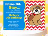 Puppy Dog Party Invites Puppy Party Invitation Puppy Birthday Invitation Printable