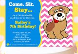 Puppy Party Invites Puppy Party Invitation Puppy Birthday Invitation Dog