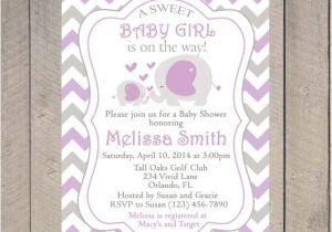 Purple and Gray Elephant Baby Shower Invitations 16 Best Invites Images On Pinterest