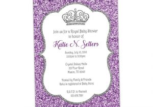 Purple and Silver Baby Shower Invitations 30ct Purple Princess Baby Shower Invitation Purple