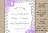 Purple and Silver Baby Shower Invitations Purple and Silver Baby Shower Invitations Yourweek