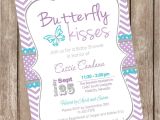 Purple Baby Shower Invitation Templates Purple butterfly Baby Shower Invitations