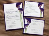 Purple Calla Lily Wedding Invitations Floral Archives Page 5 Of 23 Emdotzee Designs