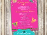 Quinceanera Invitations butterfly theme butterfly Quince Invitation Sweet 15