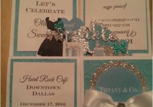 Quinceanera Invitations In A Box 10 3d Card In A Box Tiffany Sweet 16 Quinceanera Birthday
