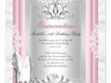 Quinceanera Invitations Online Quinceanera 15th Birthday Party Light Pink Shoes Card Zazzle