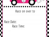 Race Car Birthday Invitation Template Free Free Printable Race Car Birthday Party Invitations