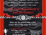 Race Car themed Birthday Invitations Free Printable Race Car Birthday Party Invitations