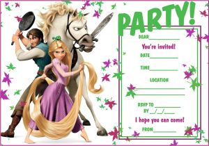 Rapunzel Birthday Invitation Template 40th Birthday Ideas Tangled Birthday Invitation Templates