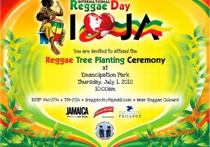 Rasta Party Invitations Ird2010 Post event Release International Reggae Day