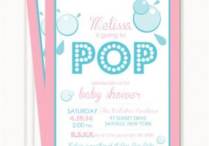 Ready to Pop Baby Shower Invites Items Similar to Ready to Pop Baby Shower Invitation On Etsy