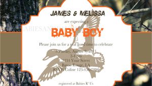 Realtree Camo Baby Shower Invitations Boy Realtree Camo Baby Shower Invitation by