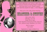 Realtree Camo Baby Shower Invitations Realtree Camo & Pink Girl Baby Shower Invitations Party