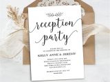 Reception Invitation Wordings Wedding Wedding Reception Invitation Printable Reception Party Card