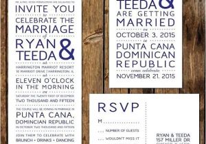 Reception Invites after Destination Wedding Diy Custom Printable Reception Invitations Rsvp after
