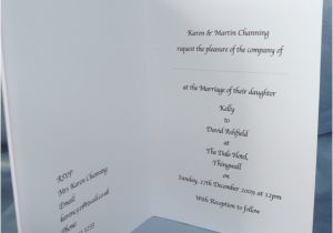 Reception to Follow On Wedding Invitation Invitation Wording