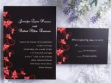 Red and Black Wedding Invitations Cheap Cheap Black and Red Wedding Invitations Image 688333 On