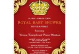 Red and Gold Baby Shower Invitations Fancy Prince Baby Shower Red and Gold 4 5×6 25 Paper