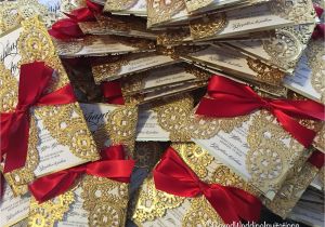 Red and Gold Quinceanera Invitations Lasercut Wedding Invitations Love the Red and Gold