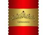 Red and Gold Quinceanera Invitations Red and Gold Quinceanera 5×7 Paper Invitation Card Zazzle