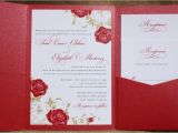 Red and White Wedding Invitation Templates Red Rose Wedding Invitations Red Rose Wedding Invitations