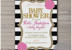 Red Black and Gold Baby Shower Invitations Baby Shower Invitation Best Red Black and White Baby