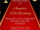 Red Carpet Bridal Shower Invitations Announce It