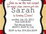 Red Carpet Bridal Shower Invitations Items Similar to Movie Red Carpet themed Invitation
