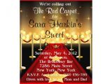 Red Carpet theme Party Invitations Free Royal Red Carpet Birthday Party Invitations Template