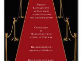 Red Carpet theme Party Invitations Gold Red Carpet Invitations by Invitation Consultants