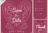 Red Wedding Invitation Template Red Wedding Invitation Template Vector Free Download