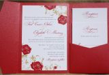 Red White and Gold Wedding Invitations Floral Archives Page 9 Of 22 Emdotzee Designs