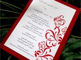 Red White and Silver Wedding Invitations White Silver and Red Wedding Invitations Decorating Of Party