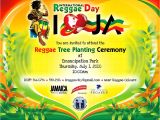 Reggae themed Party Invitations Ird2010 Post event Release