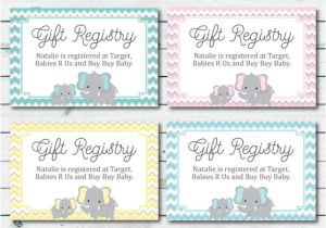 Registry Inserts for Wedding Invitations Baby Registry Cards Registry Inserts Baby Shower Gift