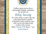 Relief society Birthday Invitation Template Relief society Birthday Party Invite 2 Template Church