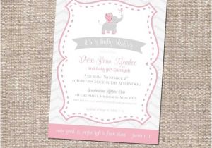 Religious Baby Shower Invitations Items Similar to Elephant Christian Baby Shower Invitation