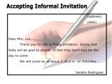 Reply to Birthday Invitation Sample Invitations