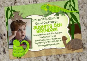 Reptile Birthday Party Invitations Printable Reptile Birthday Party Invitation Reptile themed Party