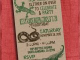 Reptile Party Invites Reptile Birthday Party Invitation Boy Birthday I Design