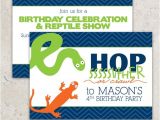 Reptile Party Invites Reptile Party Invitations Snake and Lizard Snake Birthday
