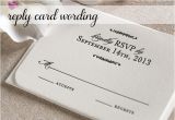 Response Card for Wedding Invitation Wording Response Card Wording for Wedding Invitations