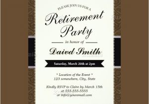 Retirement Party Invitation Examples 12 Retirement Party Invitations