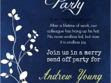 Retirement Party Invitation Examples Retirement Party Invitation Wording Ideas and Samples