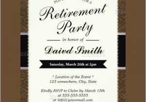 Retirement Party Invitation Letter Template Sample Invitation Template Download Premium and Free