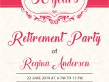Retirement Party Invitation Letter Template Sample Retirement Party Invitation Design Template In Psd