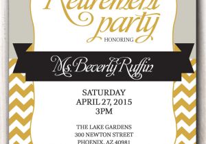 Retirement Party Invitation Template Retirement Party Invitation Gold and Silver or Pick Any Color