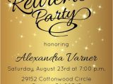 Retirement Party Invitation Template Retirement Party Invitation Gold Sparkly by Announceitfavors