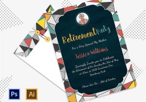 Retirement Party Invite Template Party Invitation Template 31 Free Psd Vector Eps Ai